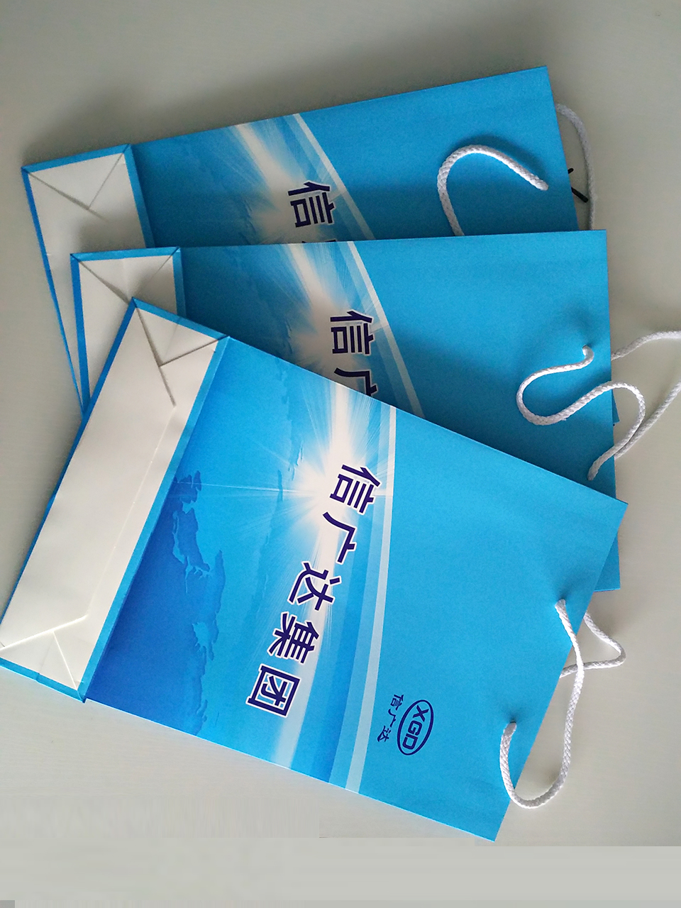 河南信廣達人力資源集團畫冊手提袋設計